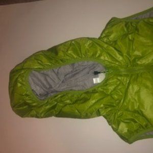 Green Tangerine Hooded Puffer Vest